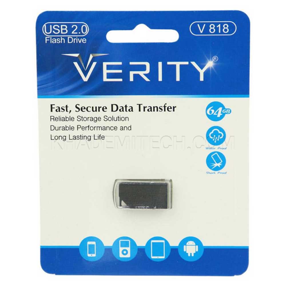 فلش 64 گیگ وریتی مدل VERITY 818