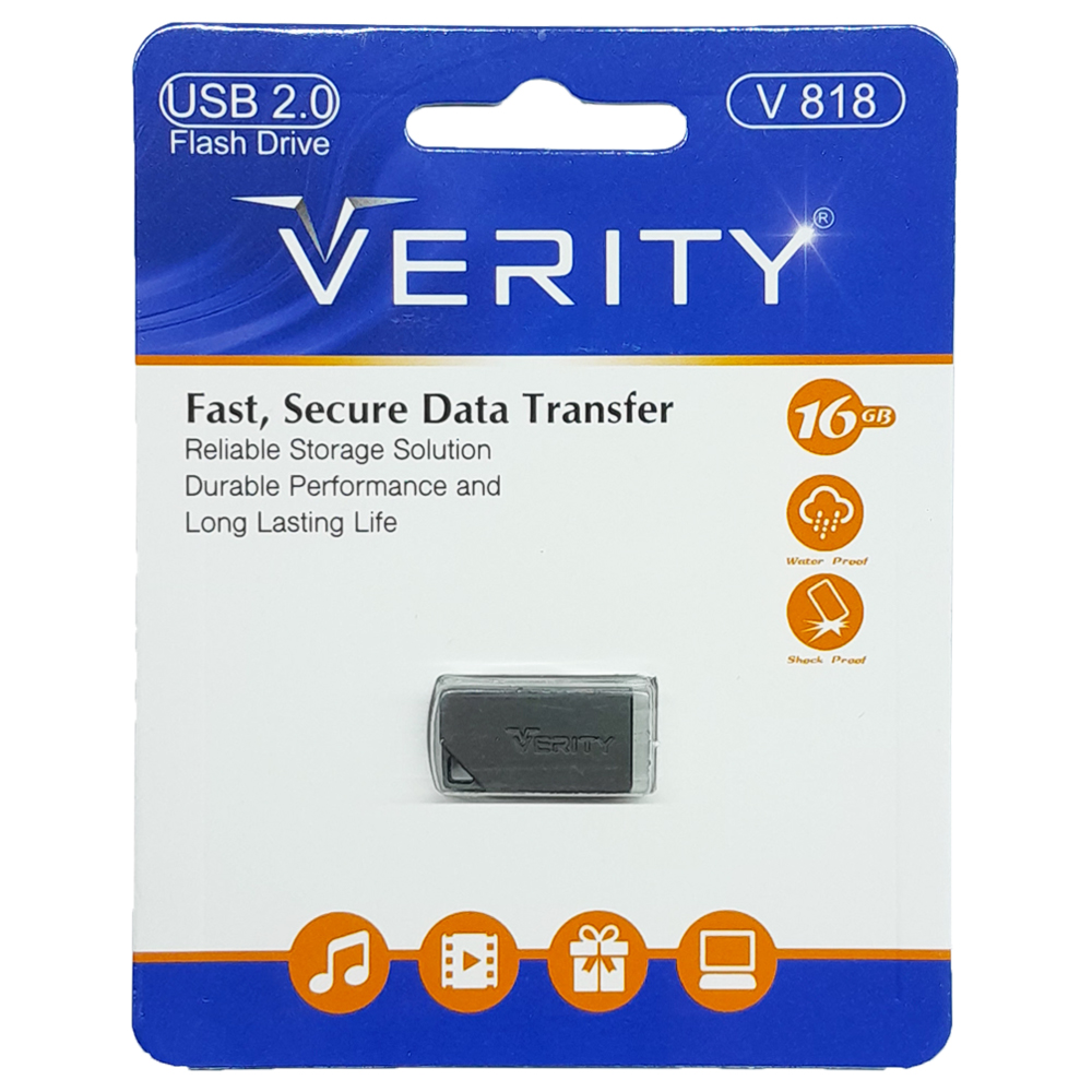 فلش 16 گیگ وریتی مدل VERITY V818 USB 2.0