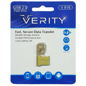 فلش 64 گیگ وریتی مدل VERITY V816 USB 2.0