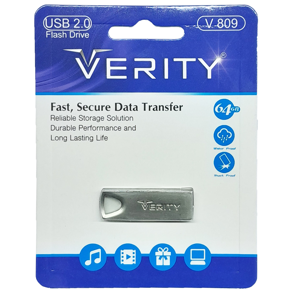 فلش 64 گیگ وریتی مدل VERITY V809 USB 2.0