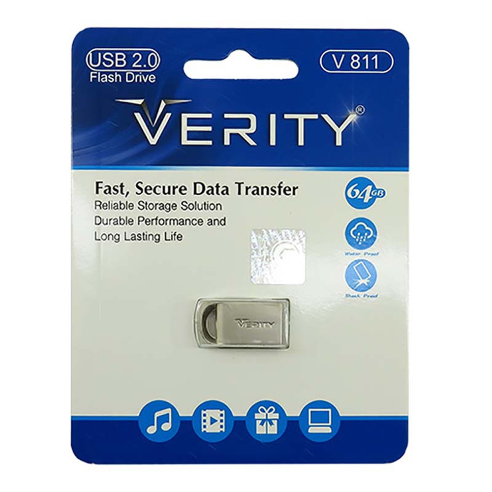فلش 64 گیگ وریتی مدل VERITY V811 USB 2.0