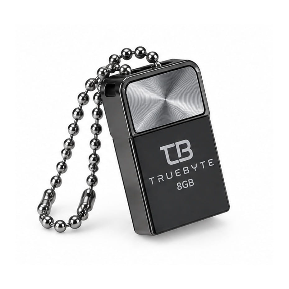 ابعاد فلش 8 گیگ تروبایت مدل TRUEBYTE TRIM