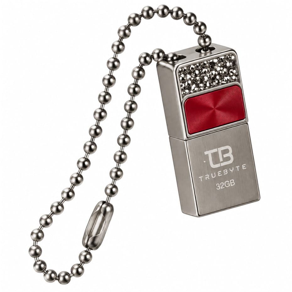 ابعاد فلش 32 گیگ تروبایت مدل TRUEBYTE TRIM 32G