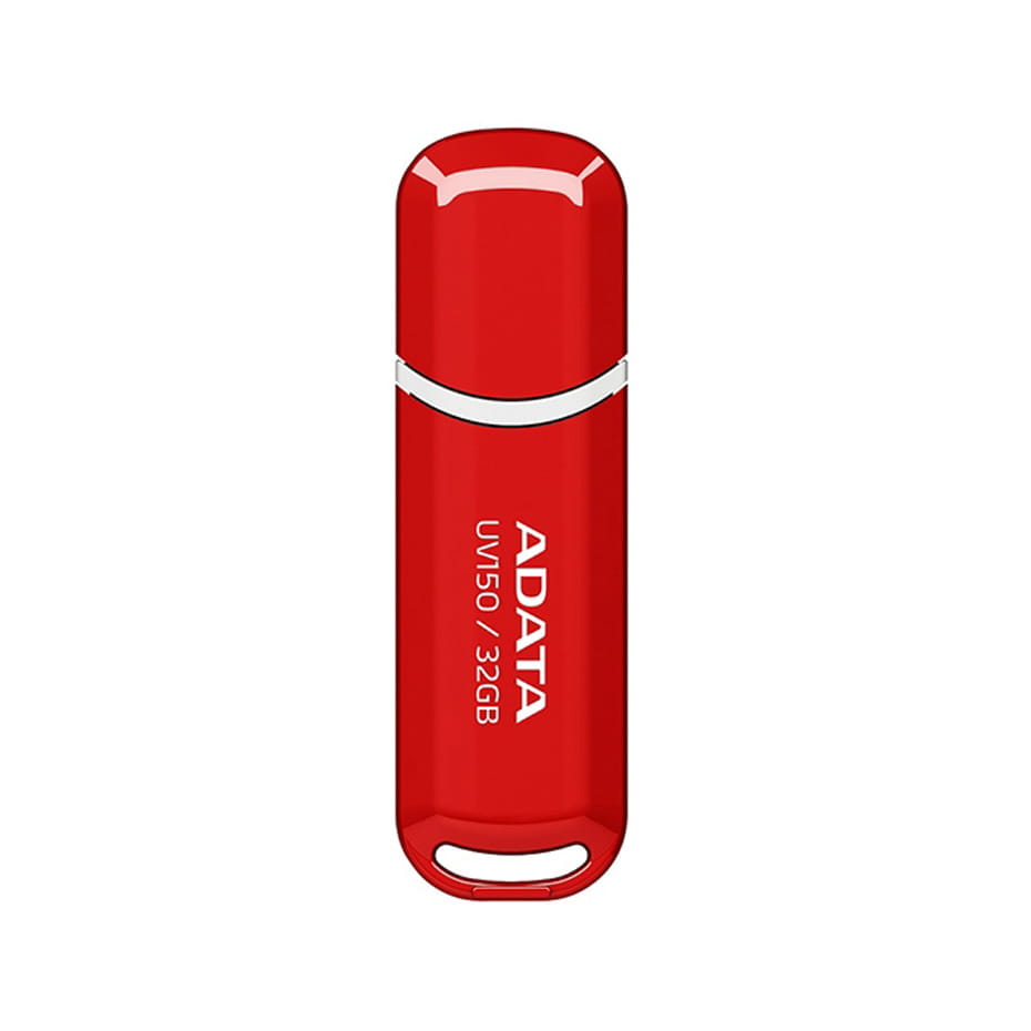 ابعاد فلش 32 گیگ ای دیتا مدل ADATA UV150 USB 3.2 قرمز
