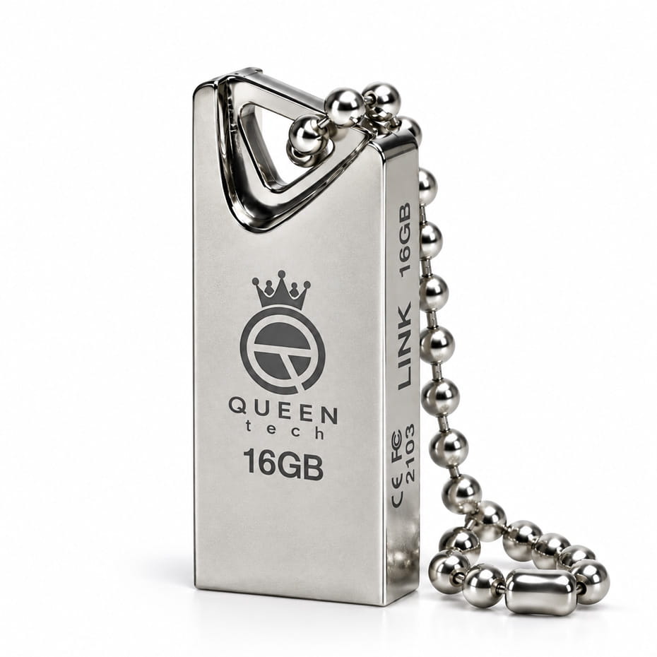 ابعاد فلش 16 گیگ کوئین تک مدل QUEEN TECH LINK