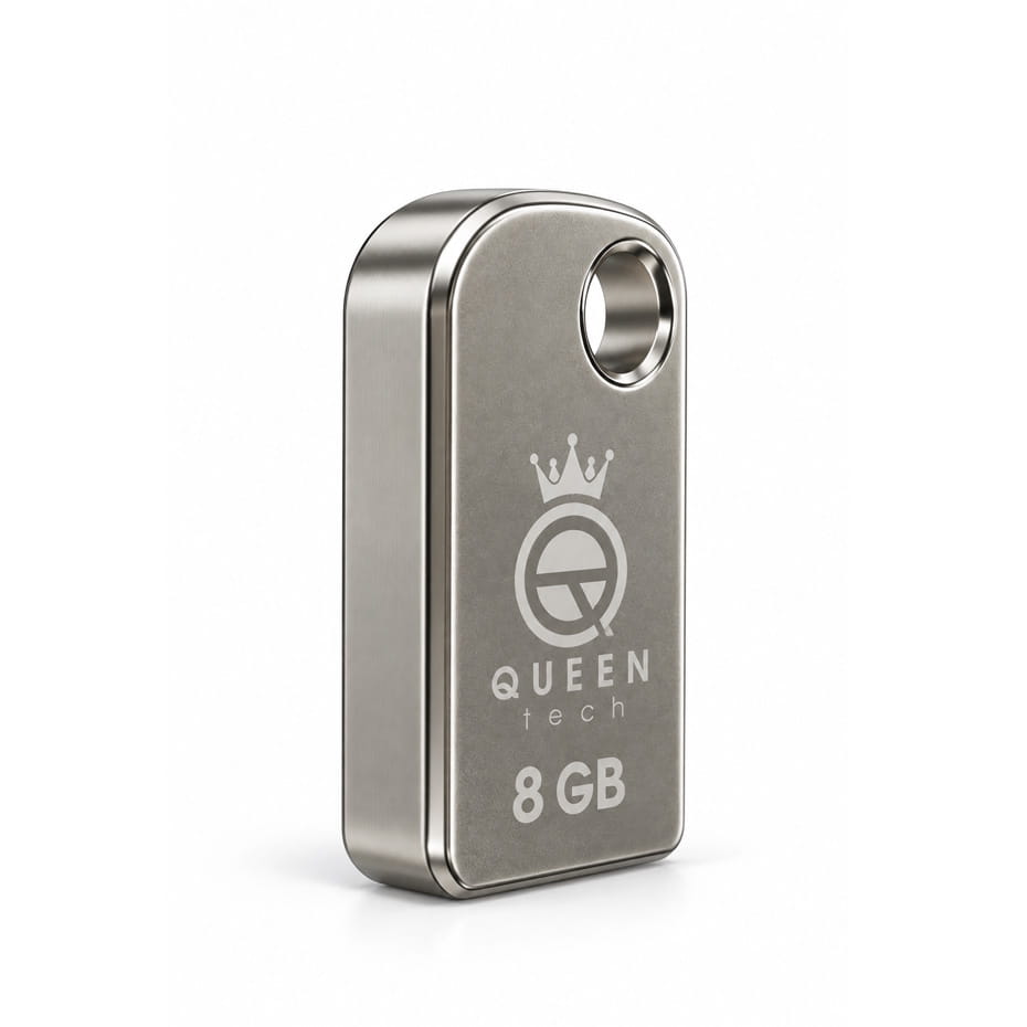 ابعاد فلش 8 گیگ کوئین تک مدل QUEEN TECH CELL
