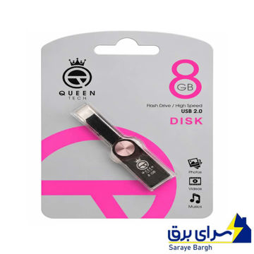 خرید فلش 8 گیگ کوئین تک مدل QUEEN TECH DISK