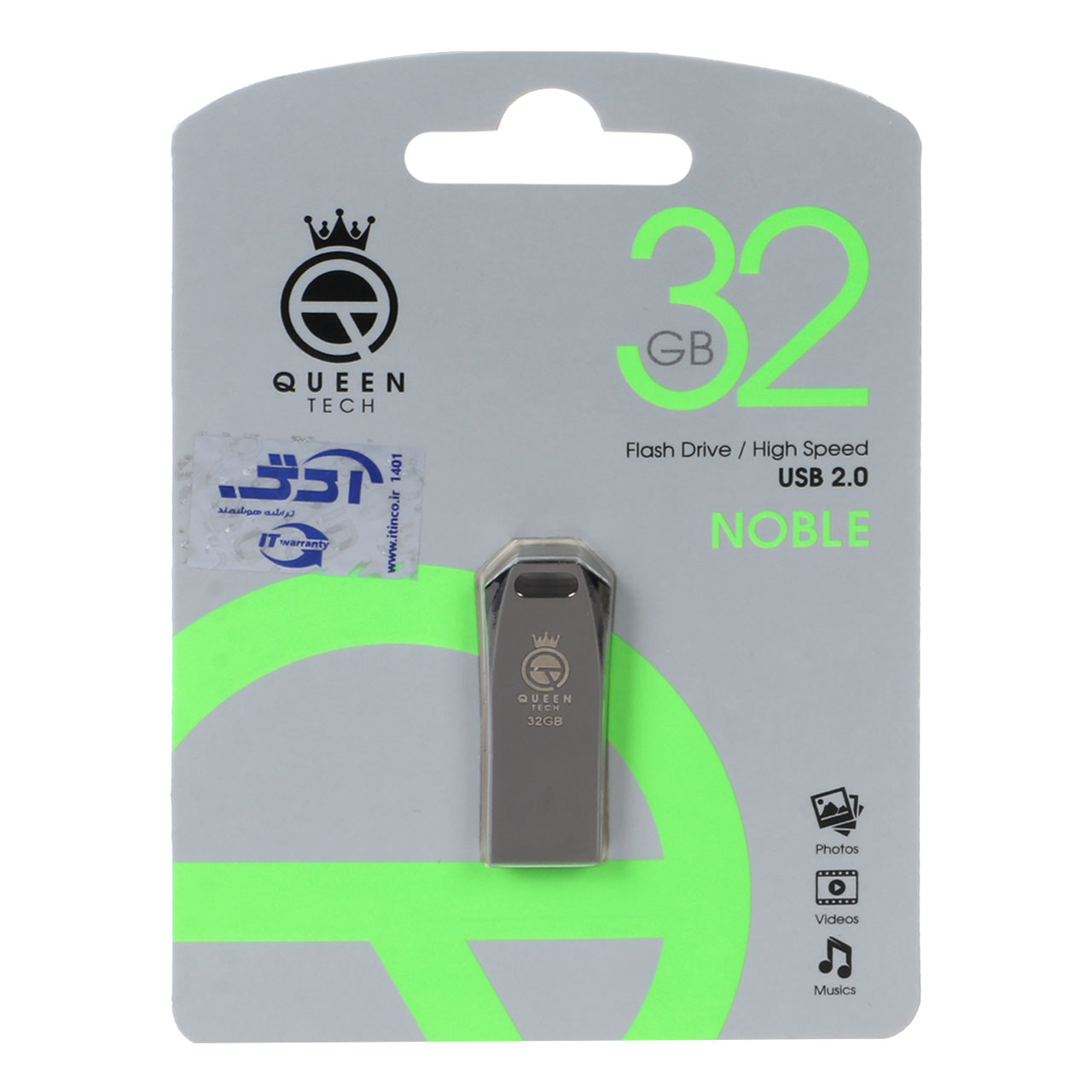 فلش 32 گیگ کوئین تک مدل QUEEN TECH NOBLE