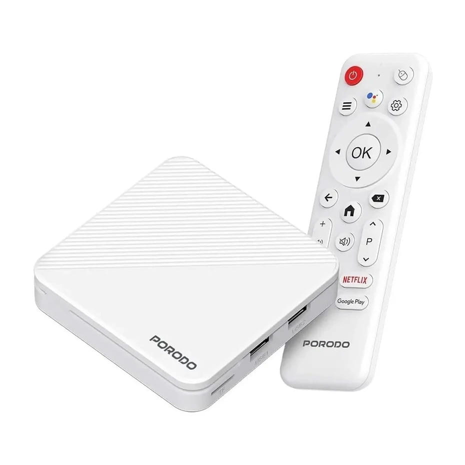 خرید اندروید باکس پرودو مدل PORODO PDH96MAXWH Echobox Android TV Box