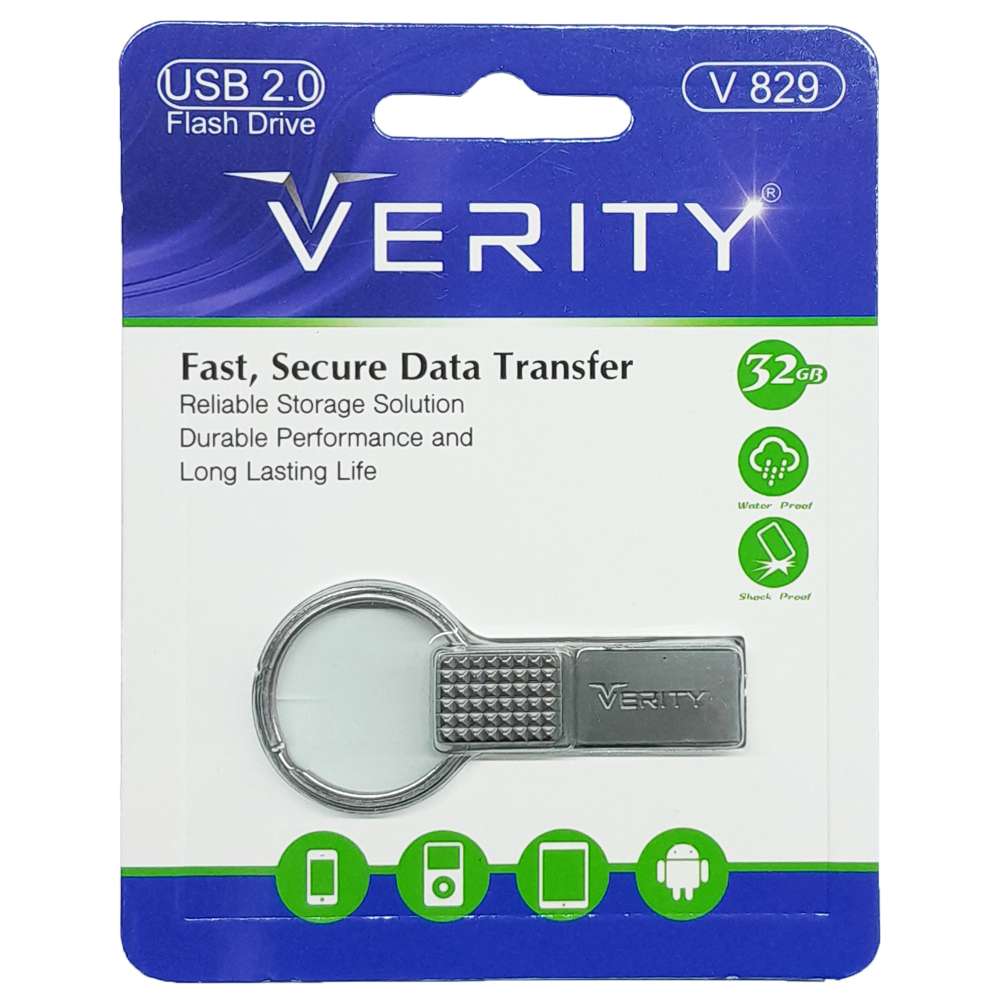فلش 32 گیگ وریتی مدل VERITY V829 USB 2.0