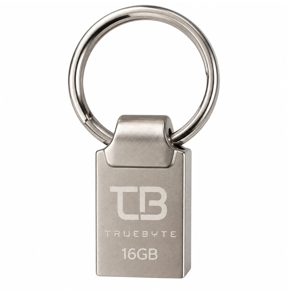 ابعاد فلش 16 گیگ تروبایت مدل TRUEBYTE T1