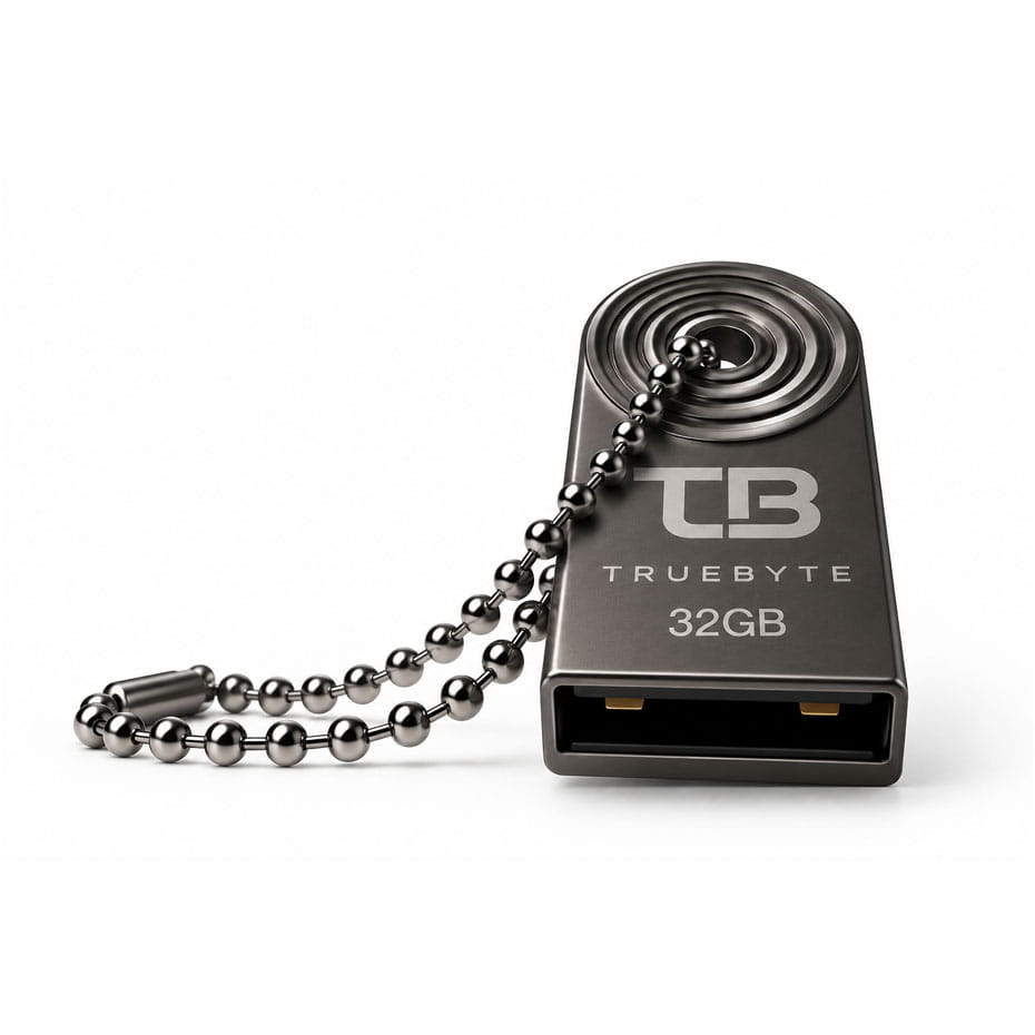 ابعاد فلش 32 گیگ تروبایت مدل TRUEBYTE T3