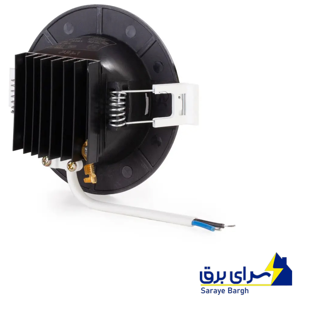 فروش پنل LED تولید نور 7 وات توکار مدل لنا بدنه سفید