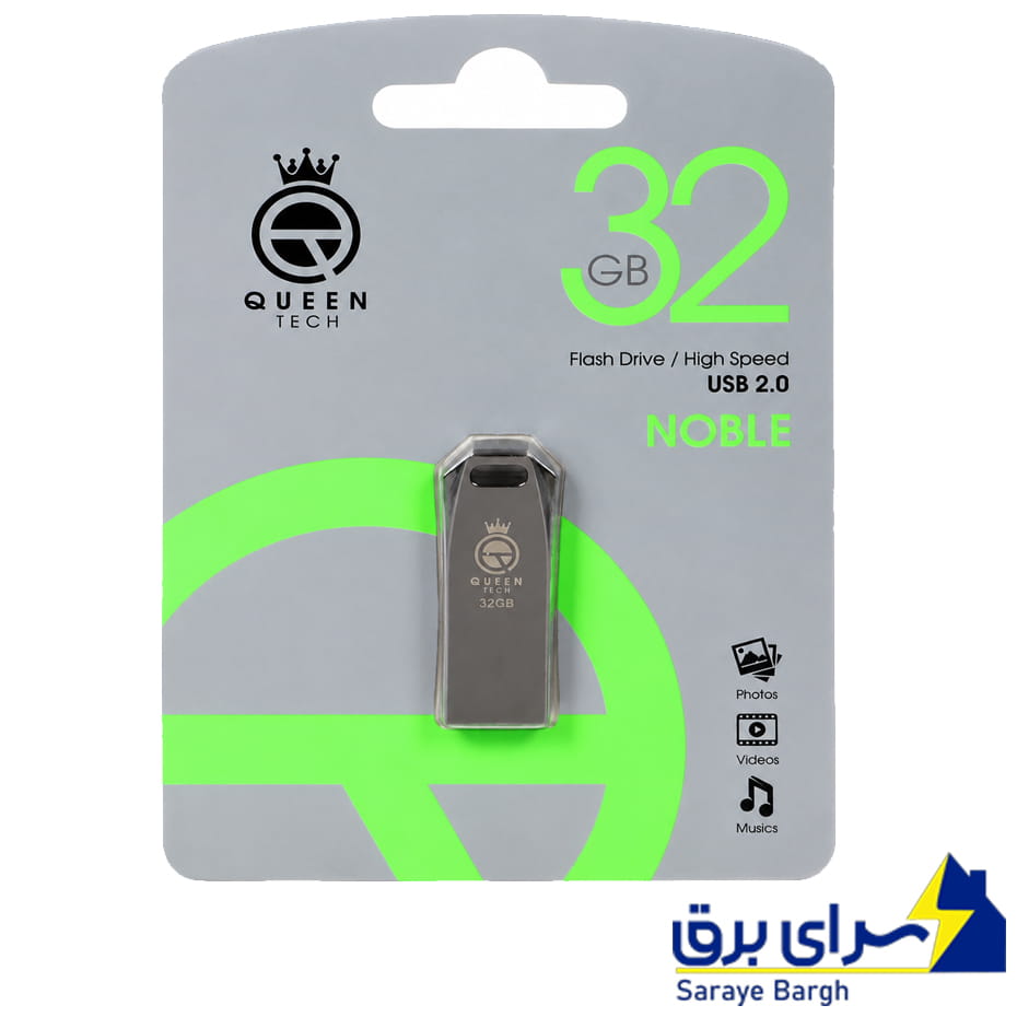 قیمت فلش 32 گیگ کوئین تک مدل QUEEN TECH NOBLE
