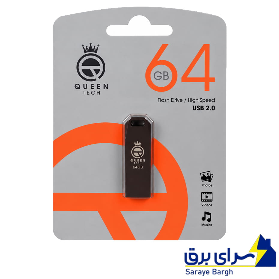 قیمت فلش 64 گیگ کوئین تک مدل QUEEN TECH NOBLE