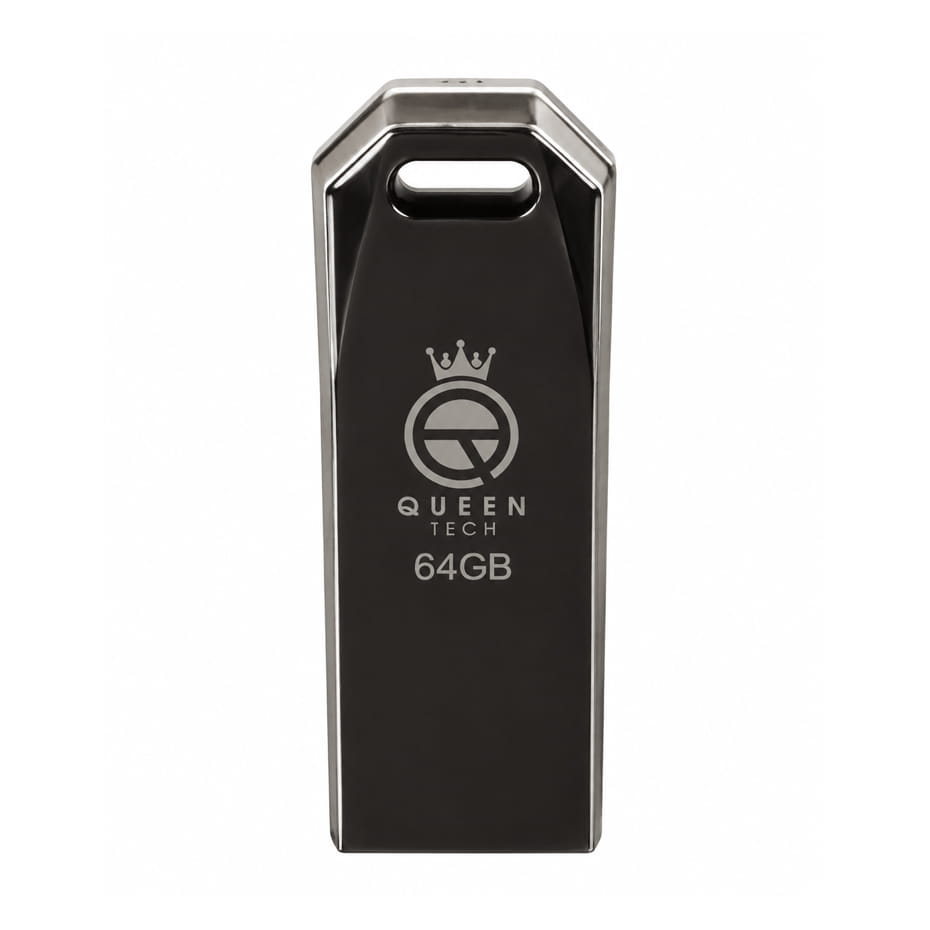 ابعاد فلش 64 گیگ کوئین تک مدل QUEEN TECH NOBLE