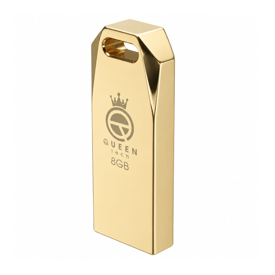 ابعاد فلش 8 گیگ کوئین تک مدل QUEEN TECH NOBLE