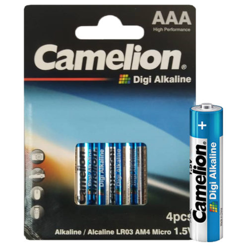 باتری آلکالاین نیم قلم 4کارتی کملیون مدل CAMELION Digi
