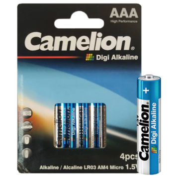 باتری آلکالاین نیم قلم 4کارتی کملیون مدل CAMELION Digi