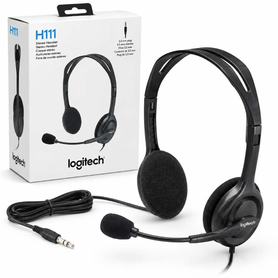 قیمت هدست سیم دار لاجیتک مدل LOGITECH H111