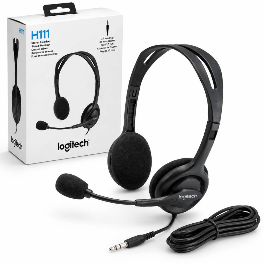 مشخصات هدست سیم دار لاجیتک مدل LOGITECH H111