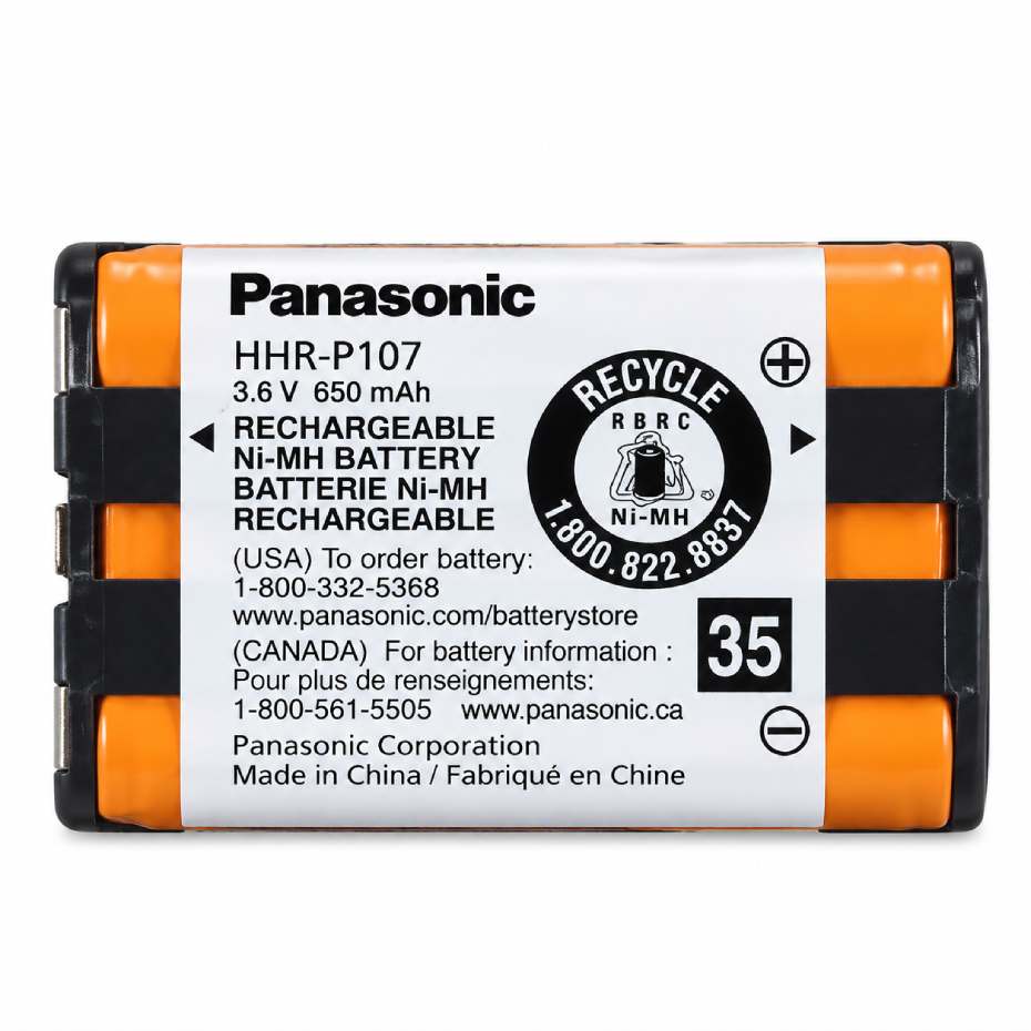 قیمت باتری شارژی تلفن بی سیم پاناسونیک مدل PANASONIC P107
