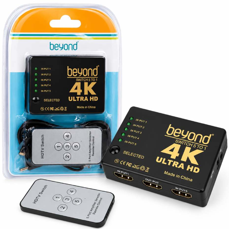 مشخصات سوئیچ HDMI پنج پورت بیاند مدل BEYOND BA-717