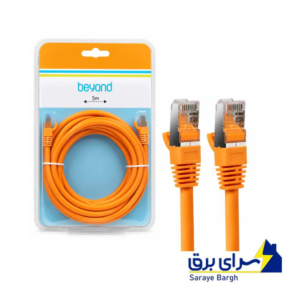 خرید کابل شبکه پچ کورد CAT7 بیاند مدل BEYOND BA-722 طول 5 متر