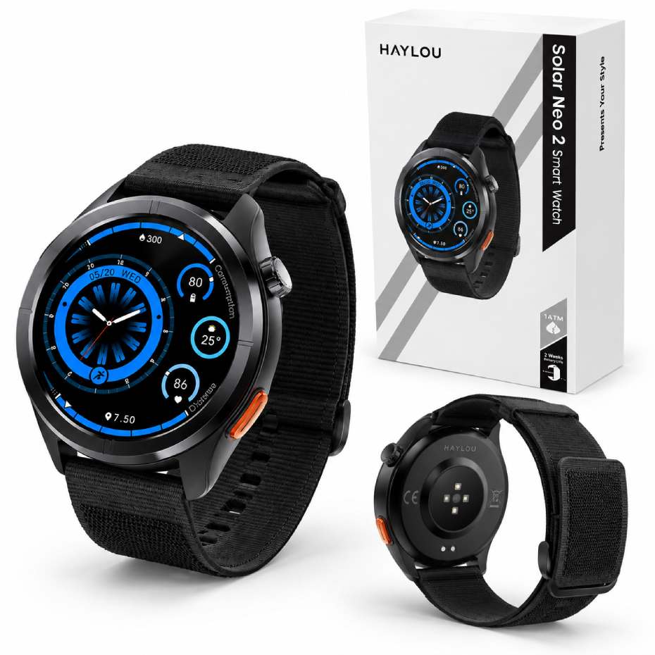 مشخصات ساعت هوشمند هایلو مدل HAYLOU Solar Neo 2 HSR01