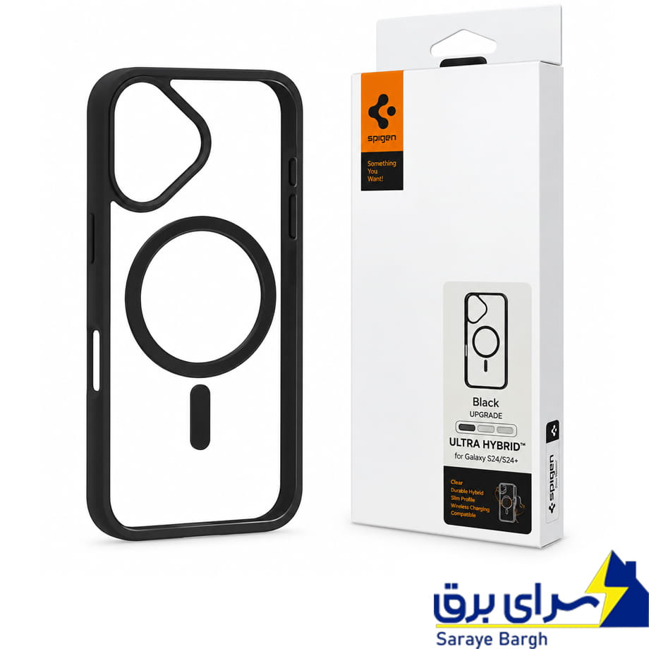 ظاهر قاب آیفون اسپیگن مدل Spigen MagSafe IPHONE 17 شفاف