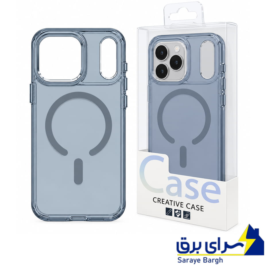 خرید قاب آیفون مگ سیف مدل ICE CASE MagSafe IPHONE 17 Pro شفاف
