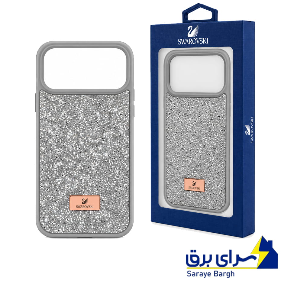 ابعاد قاب آیفون سواروسکی مدل SWAROVSKI IPHONE 17 Pro