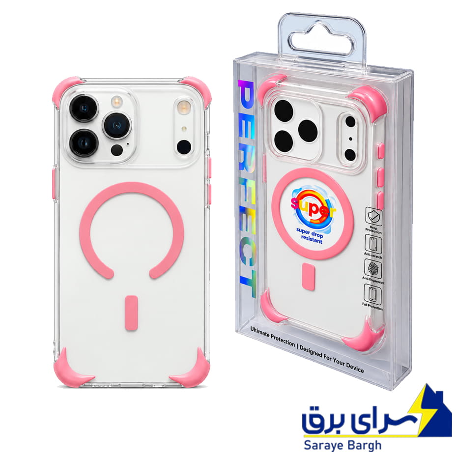 قیمت قاب آیفون ژله ای ایربگ دار پرفکت مدل PERFECT IPHONE 17 Pro