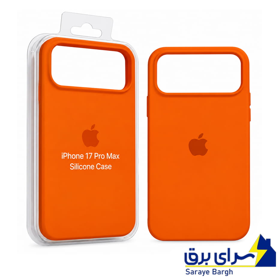 ظاهر قاب سیلیکونی اپل مدل Silicon IPHONE 17 Pro