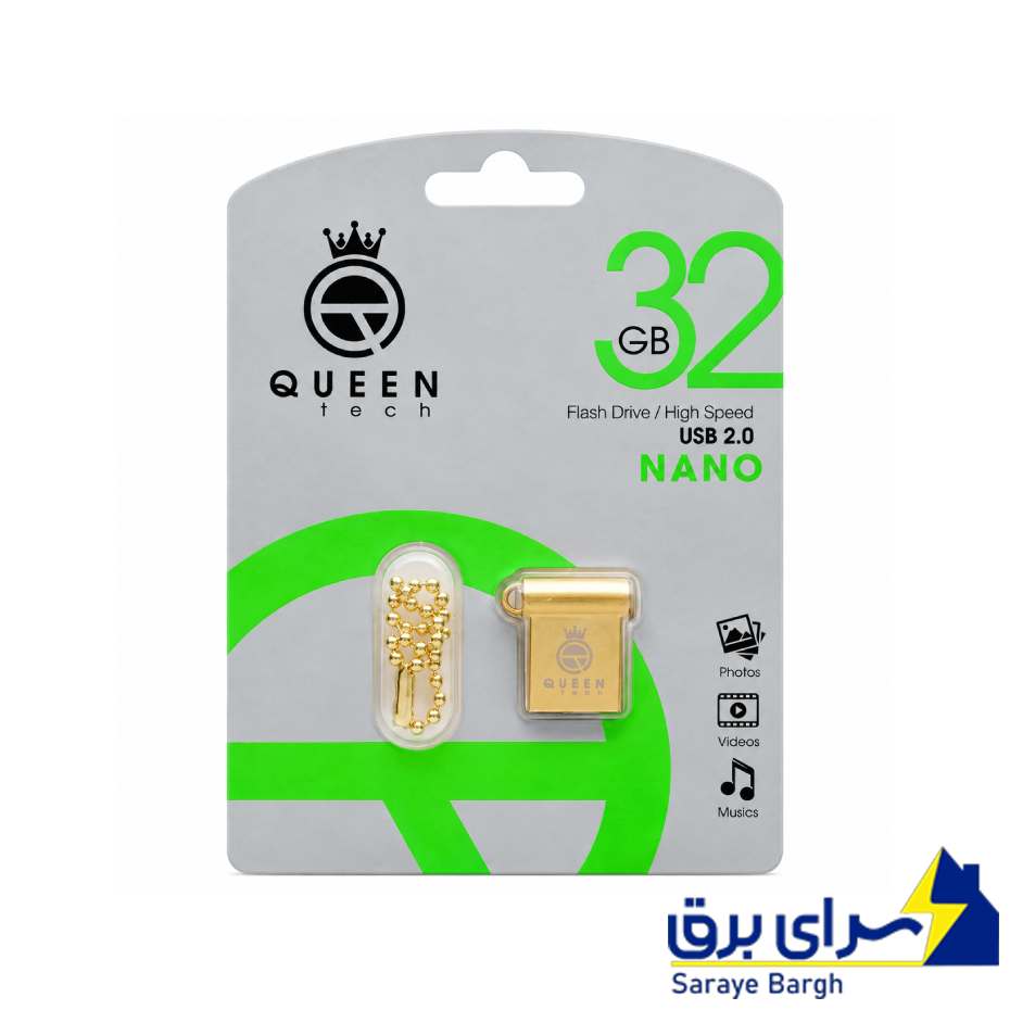 خرید فلش 32 گیگ کویین تک مدل QUEENTECH NANO
