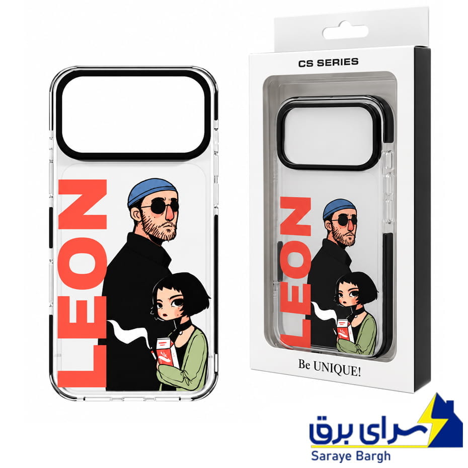 خرید قاب آنتی شوک اپل لئون مدل LEON IPHONE 17Pro شفاف