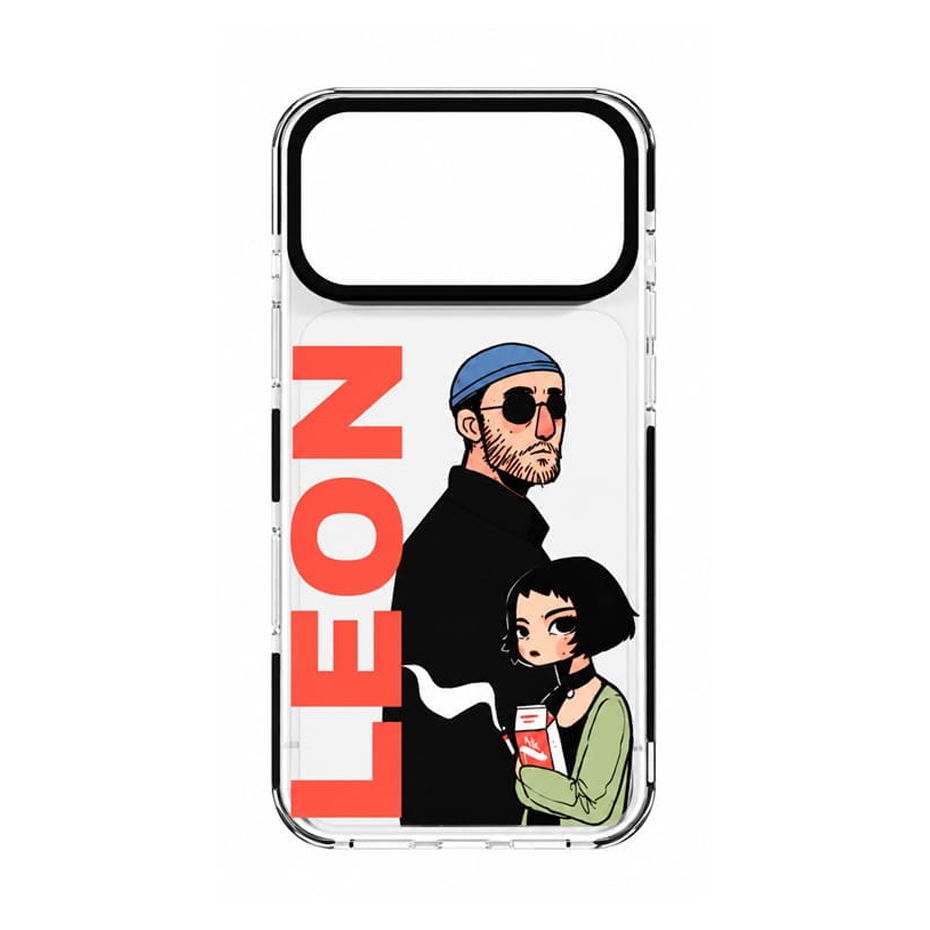 قاب آنتی شوک اپل لئون مدل LEON IPHONE 17Pro شفاف