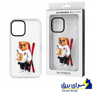 قیمت قاب آنتی شوک اپل تدی مدل Teddy IPHONE 17شفاف