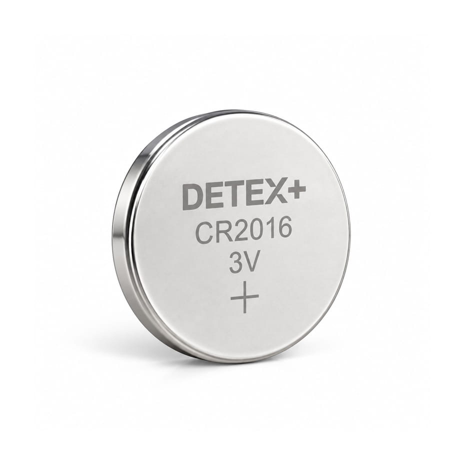 خرید باتری سکه‌ای لیتیومی 3 ولت دتکس پلاس مدل DETEX+ CR2016
