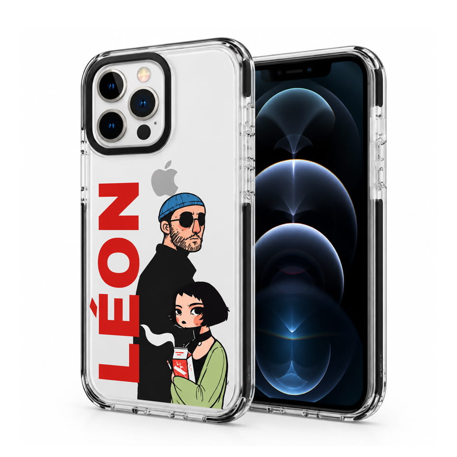 خرید قاب آنتی شوک اپل لئون مدل LEON IPHONE 17 شفاف