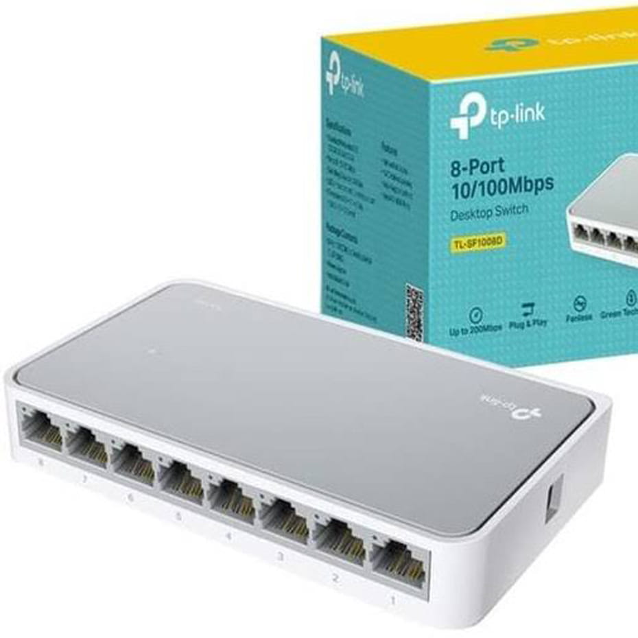 قیمت هاب سوئیچ 8 پورت تی پی لینک مدل TP-LINK TL-SF1008D