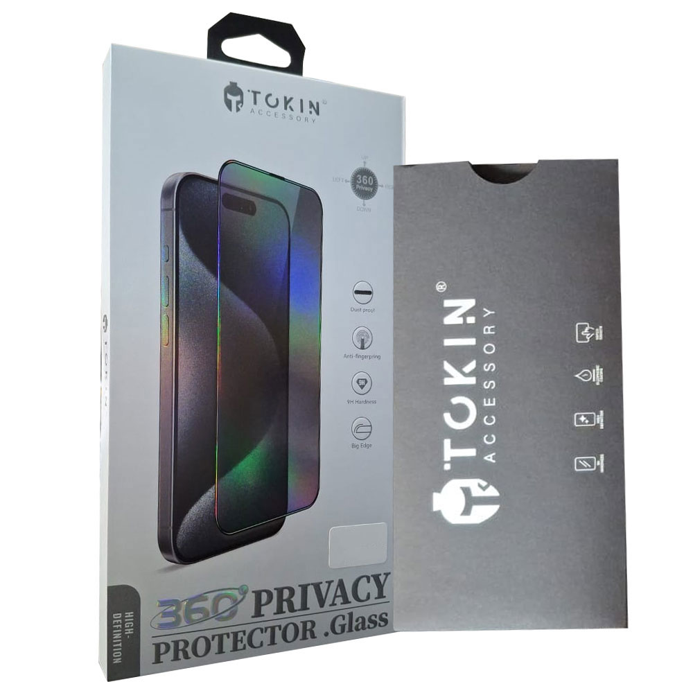 خرید گلس موبایل آیفون مدل °360 TOKIN Privacy IPHONE 16Pro