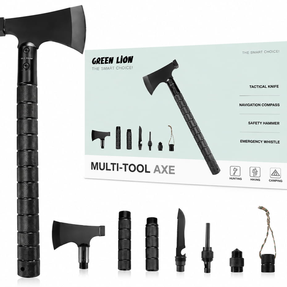 قیمت تبر چند کاره گرین لاین مدل GREEN LION GNMULTAXEBK MULTI-TOOL AXE