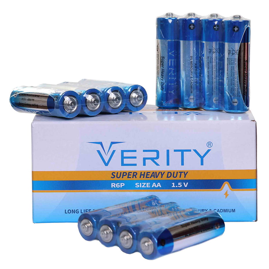 قیمت باتری ساده قلمی وریتی مدل VERITY شرینگ بسته 4 عددی
