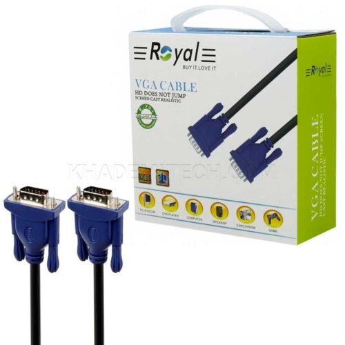 خرید کابل مانیتور رویال مدل ROYAL VGA3+4 BOX طول 20 متر