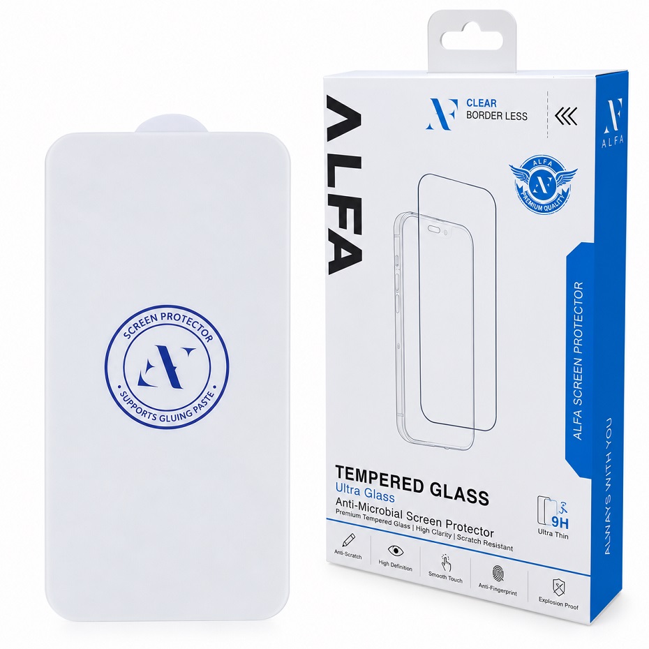 خرید گلس بدون حاشیه آلفا مدل ALFA IPHONE 17 Pro