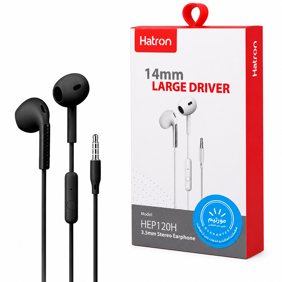 قیمت هندزفری سیم دار هترون مدل Hatron HEP120H
