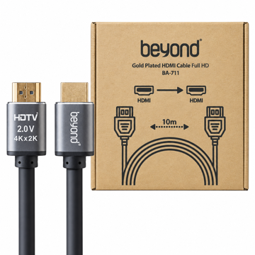 خرید  کابل HDMI بیاند مدل BEYOND BA-711 طول 10 متر