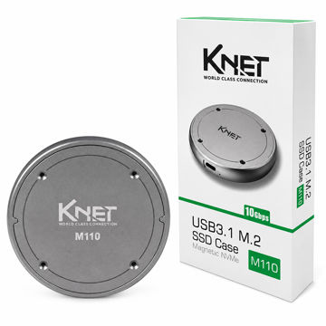قیمت قاب هارد مغناطیسی کی نت مدل KNET K-CM2M110 USB3.1 M.2 SSD Case
