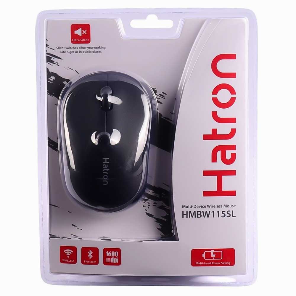 قیمت ماوس بی سیم هترون مدل Hatron HMBW115SL مشکی